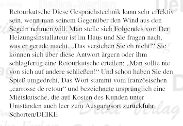 Retourkutsche