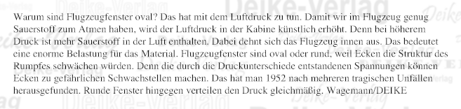 Warum sind Flugzeugfenster oval und nicht eckig?