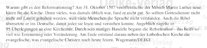 Warum gibt es den Reformationstag?