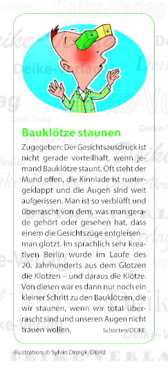 Bauklötze staunen