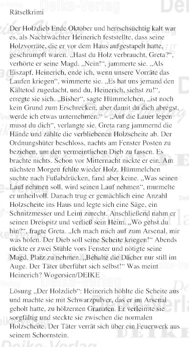 Der Holzdieb (Heinerich Hümmelchen)