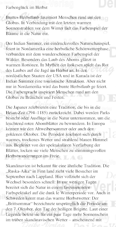 Farbenglück im Herbst