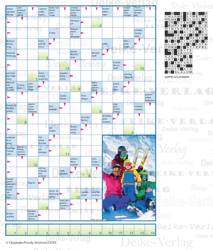 Gipfelstürmer (Schwedenrätsel) 1420