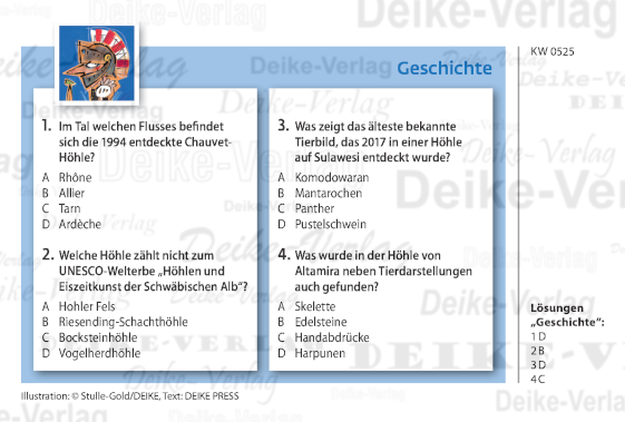 Höhlen - Quiz KW 0525