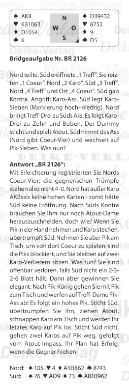 Bridgeaufgabe KW 2126