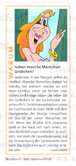 Warum haben manche Menschen Grübchen?