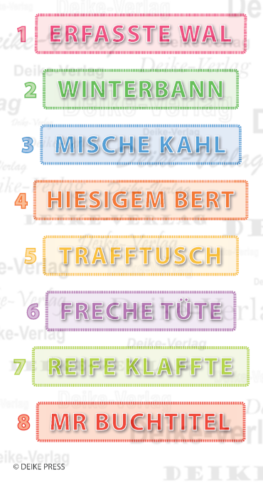 Getränke - Anagramme