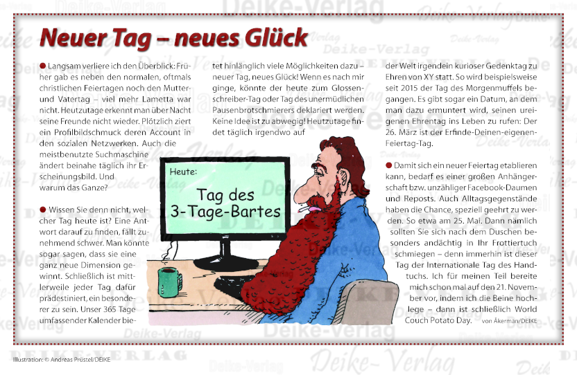 Neuer Tag, neues Glück