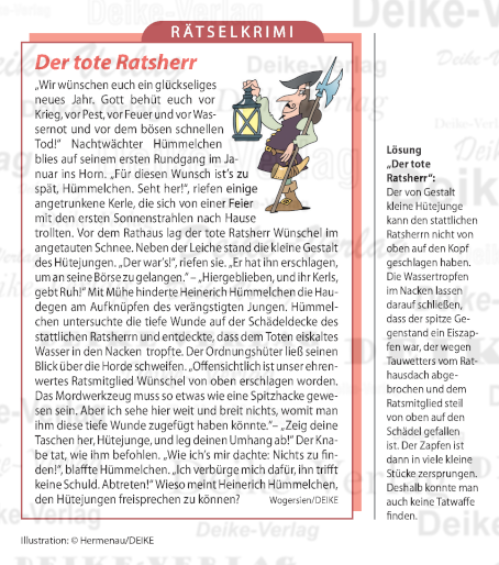 Der tote Ratsherr (Hümmelchen)