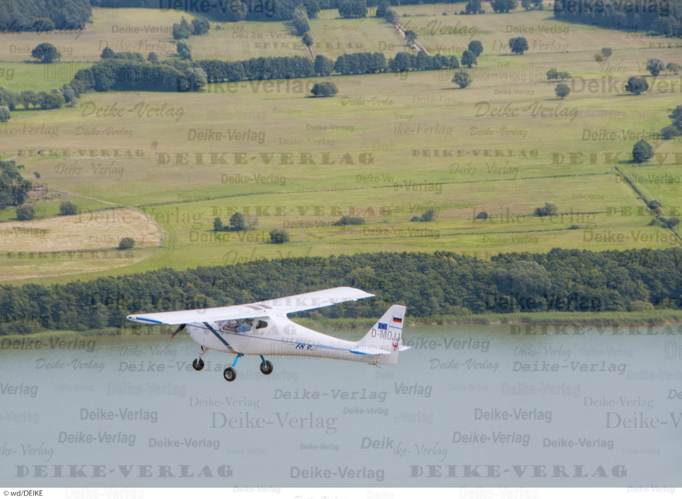Flug über Usedom