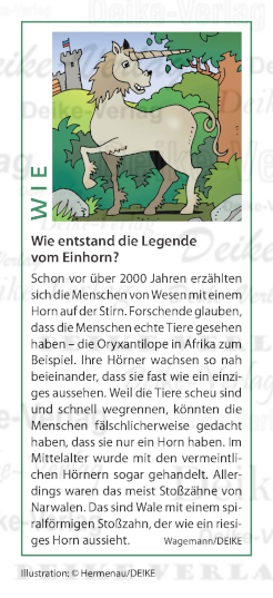Wie entstand die Legende vom Einhorn?