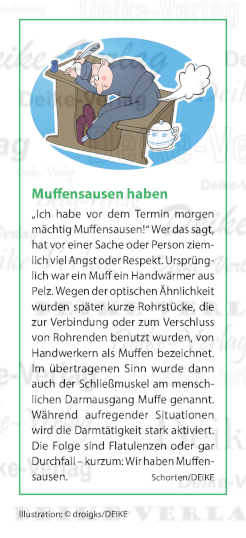 Muffensausen haben