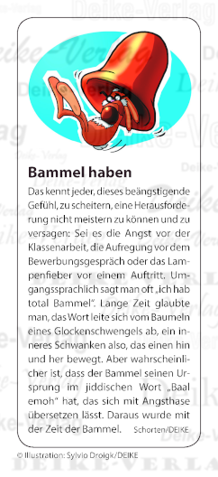 Bammel haben