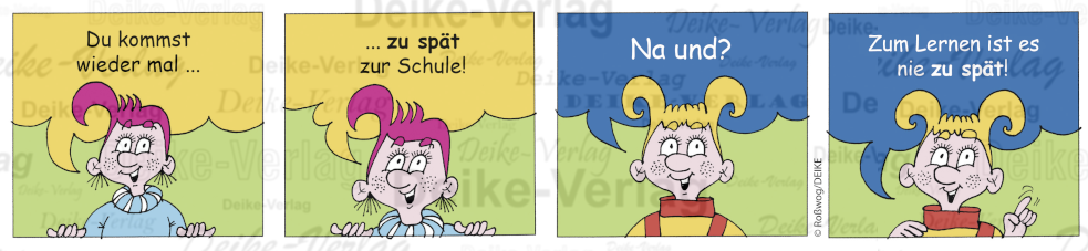 Zu spät in der Schule - Die Pfiffigs