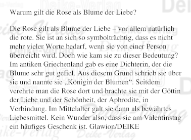 Warum gilt die Rose als Blume der Liebe?