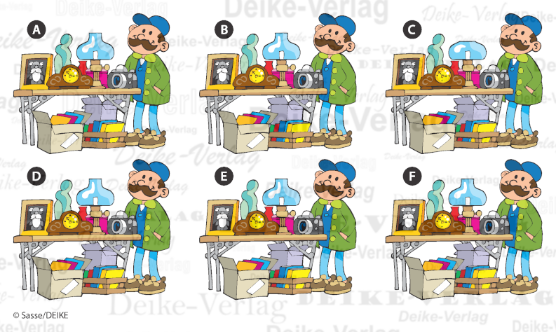 Flohmarkt - Einer fällt aus der Reihe