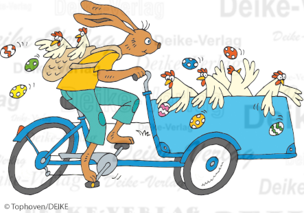 Osterhase unterwegs