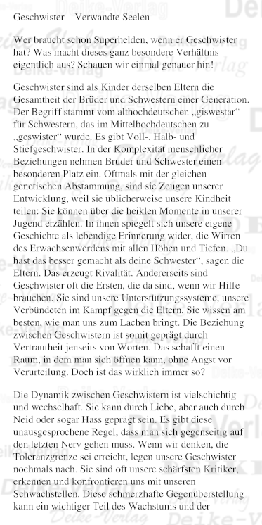 Geschwister - Verwandte Seelen 