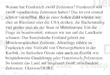Warum hat Frankreich zwölf Zeitzonen?
