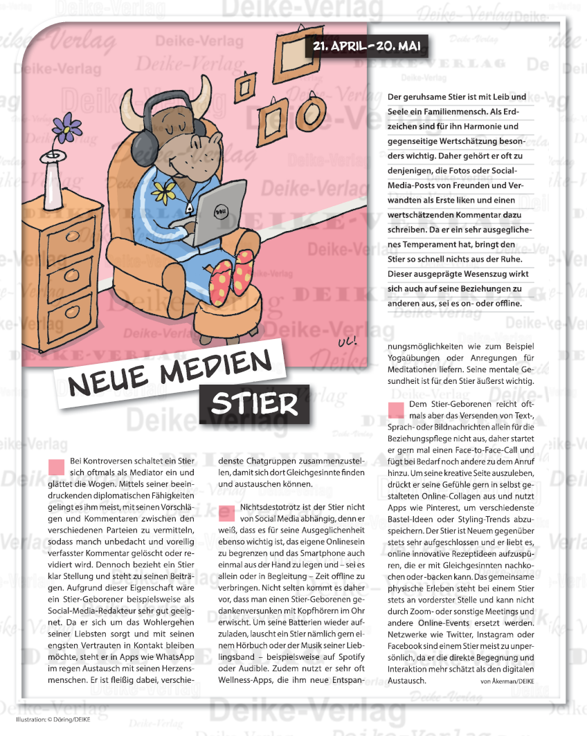 Sternzeichencharakteristiken: Stier (Musik)