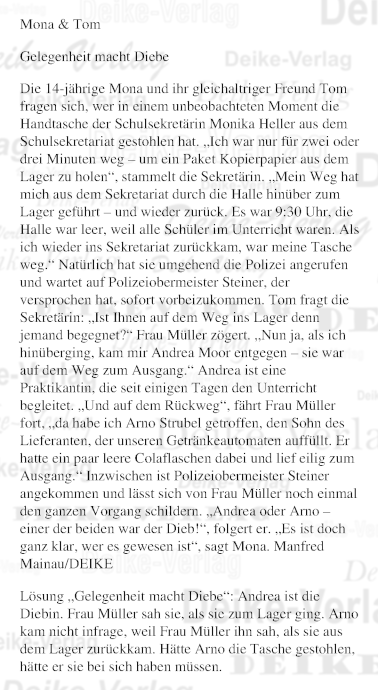 Gelegenheit macht Diebe (Mona und Tom)