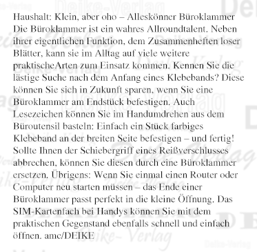 Büroklammern