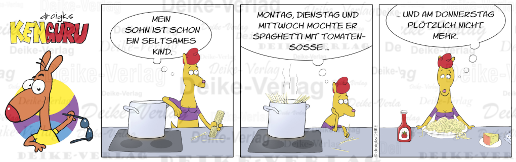 Nudeln mit Tomatensauce - Ken Guru KW 1624