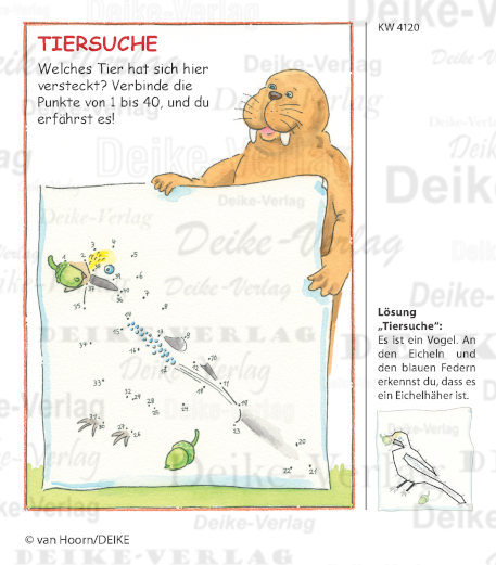 Eichelhäher - Paula das Walross KW 4120