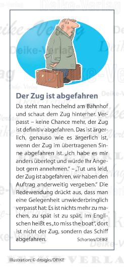 Der Zug ist abgefahren