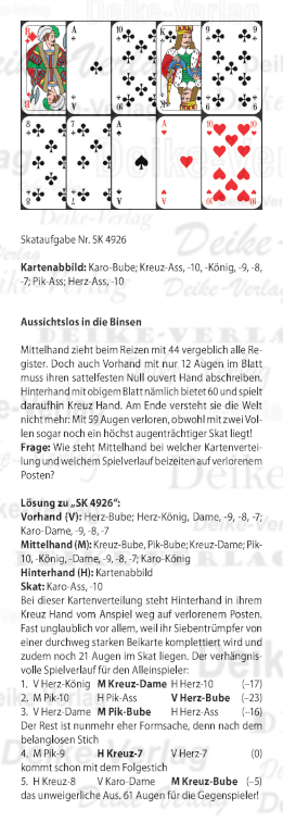 Skat KW 4926