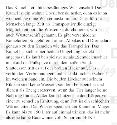 Wunderbare Tierwelt: Das Kamel