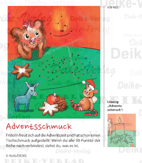 Adventsschmuck - Fridolin KW 4821