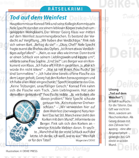 Tod auf dem Weinfest (Fink und Specht)