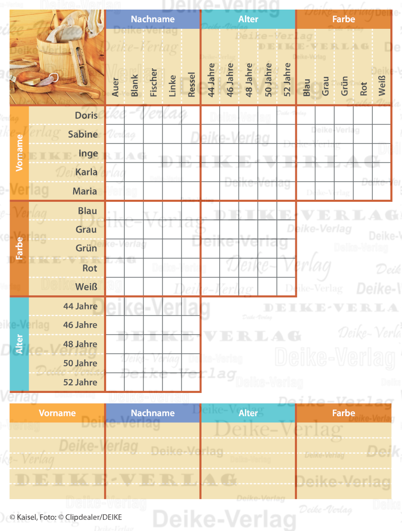 In der Sauna - Logicals