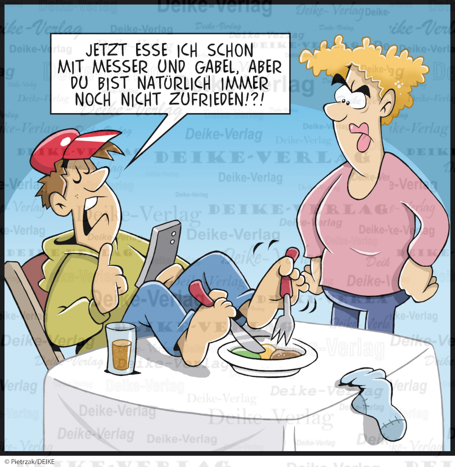 MIt Messer und Gabel