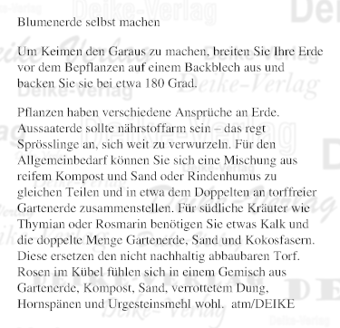 Blumenerde selbst machen
