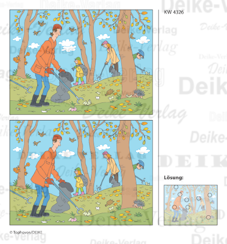 Laub entfernen - Fehlerbilder KW 4326