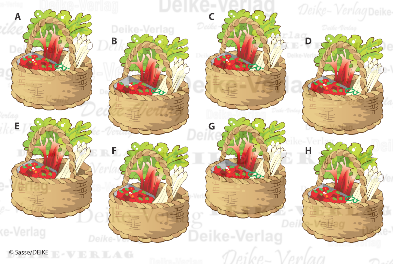 Gemüsekorb - Paare finden