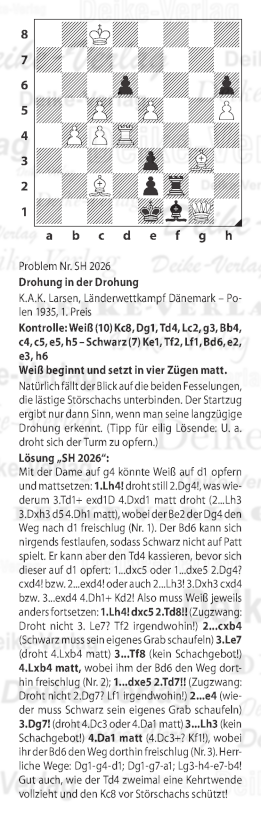 Schachaufgabe KW 2026