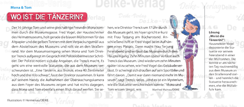 Wo ist die Tänzerin (Mona und Tom)