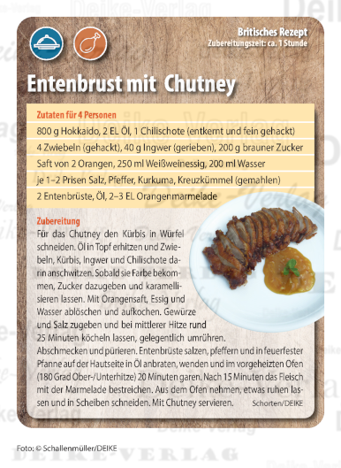 Entenbrust mit Chutney