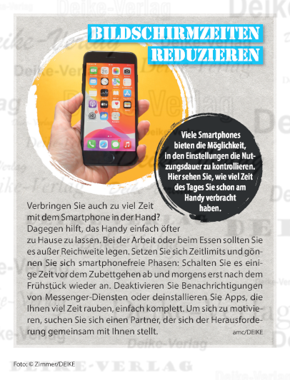 Bildschirmzeit reduzieren