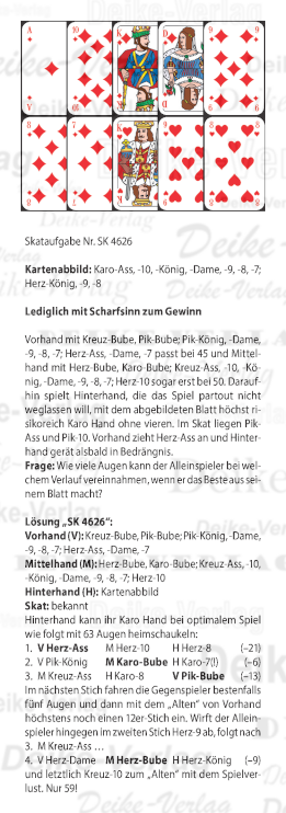 Skataufgabe KW 4626
