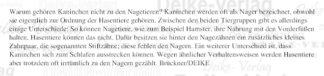 Warum gehören Kaninchen nicht zu den Nagetieren?