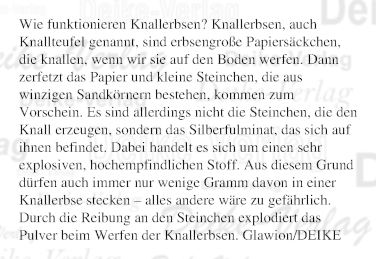 Wie funktionieren Knallerbsen? 