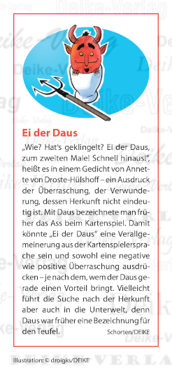 Ei der Daus „Wie? Hat‘s geklingelt?