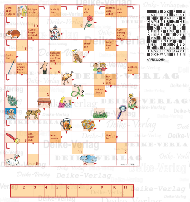 Apfelkuchen (Schwedewnrätsel) 