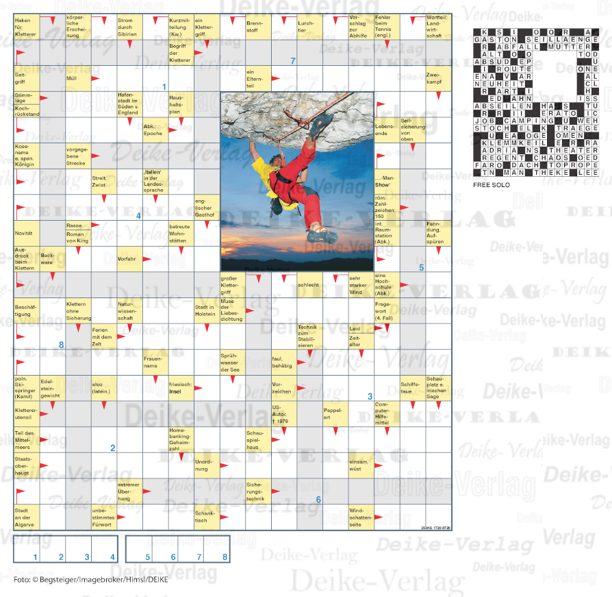 Free Solo (Schwedenrätsel) 1720