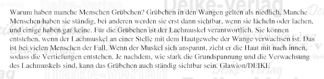 Warum haben manche Menschen Grübchen?