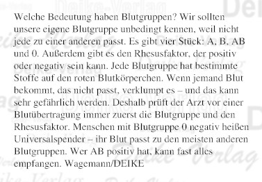 Welche Bedeutung haben Blutgruppen?